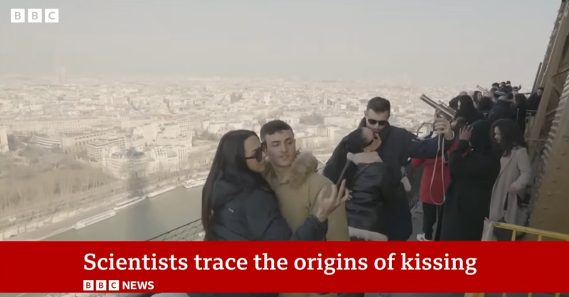 Where did kissing come from? 
